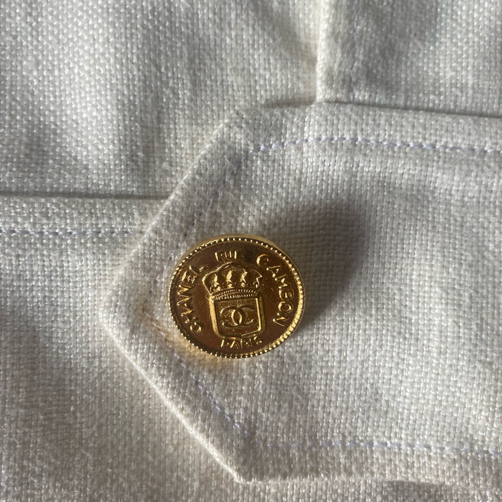 Vintage Chanel 80’s linen jacket - Picture 7 of 16